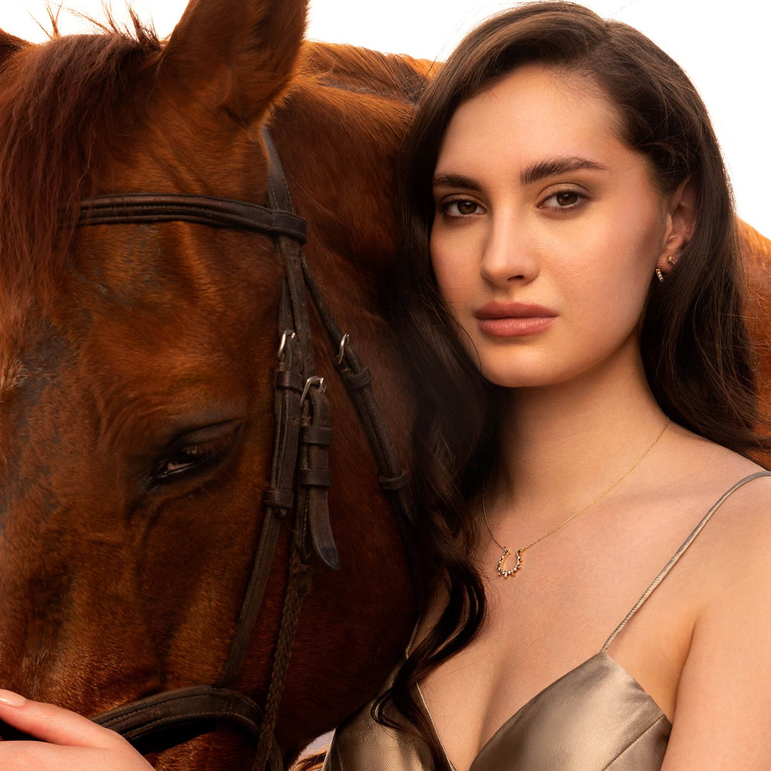 LIBANTA Full Diamond Medium Chain Necklace