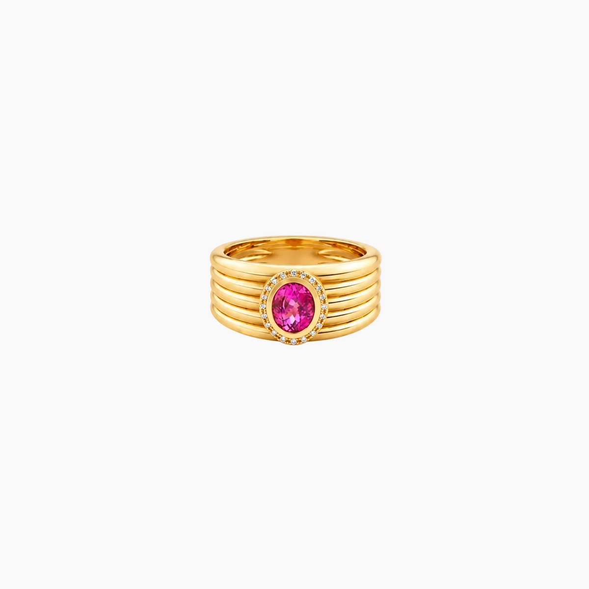 Pink Aurora Ring