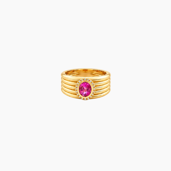 Pink Aurora Ring