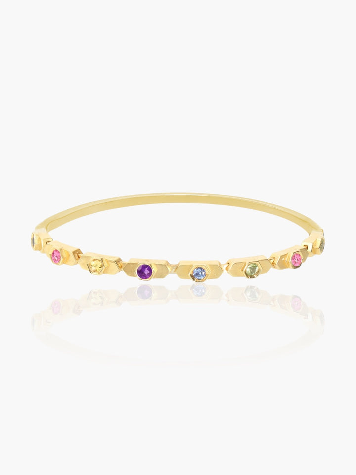 Beehive Colored Bangle