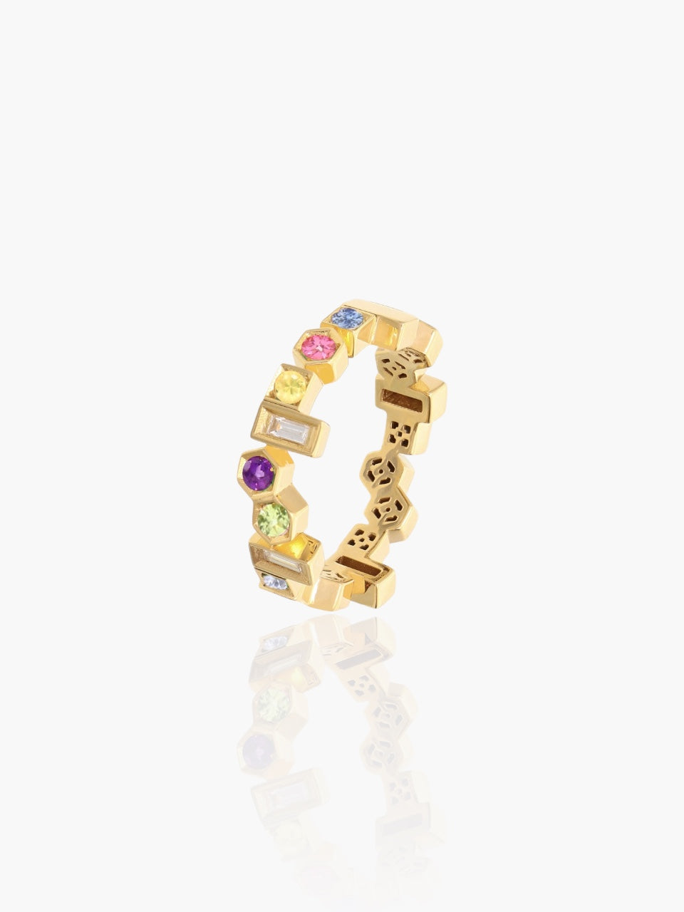 Beehive Colored Ring