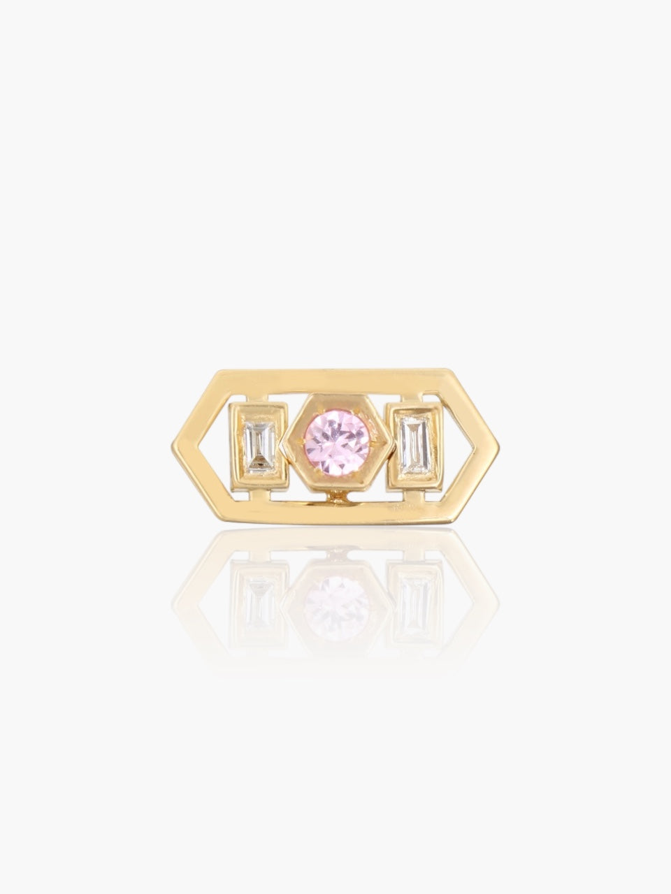 Beehive Single Colored Studs Earring