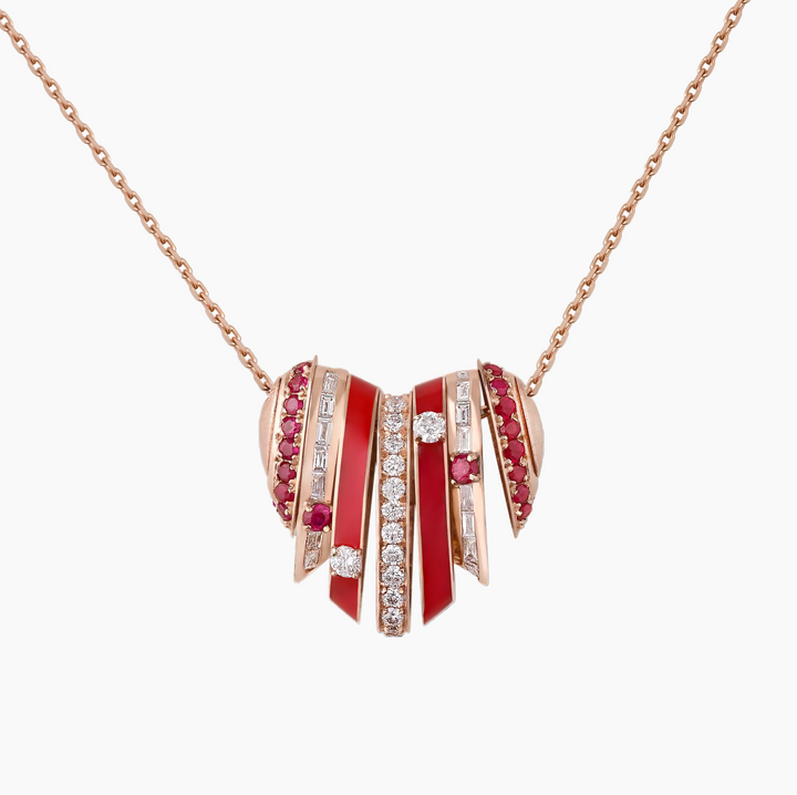 Tessera Red Valentine Heart