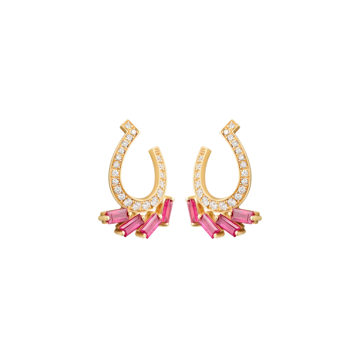Dia Contha Rouge Diamond Hoops