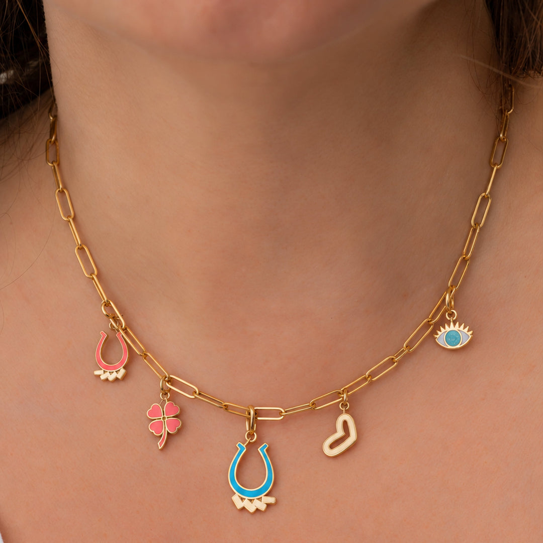 Lucky Voice Mini Charm Necklace