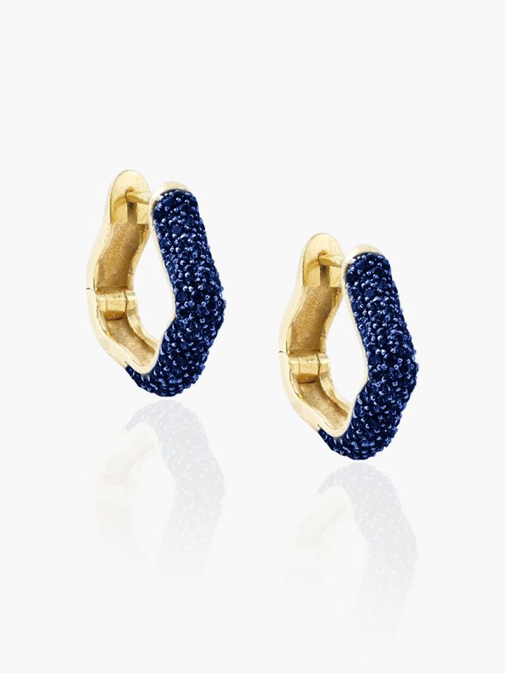 SEA ICE BOLD SAPPHIRE HOOPS