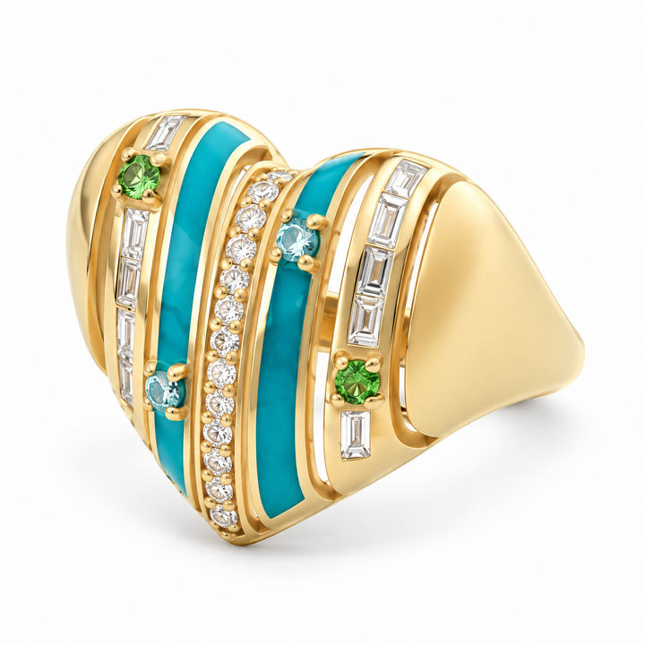 Tessera Heart Ring