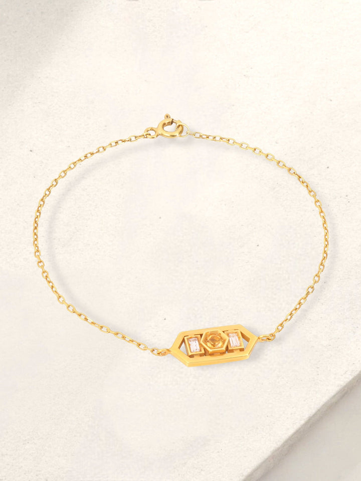 Beehive Honey Bracelet