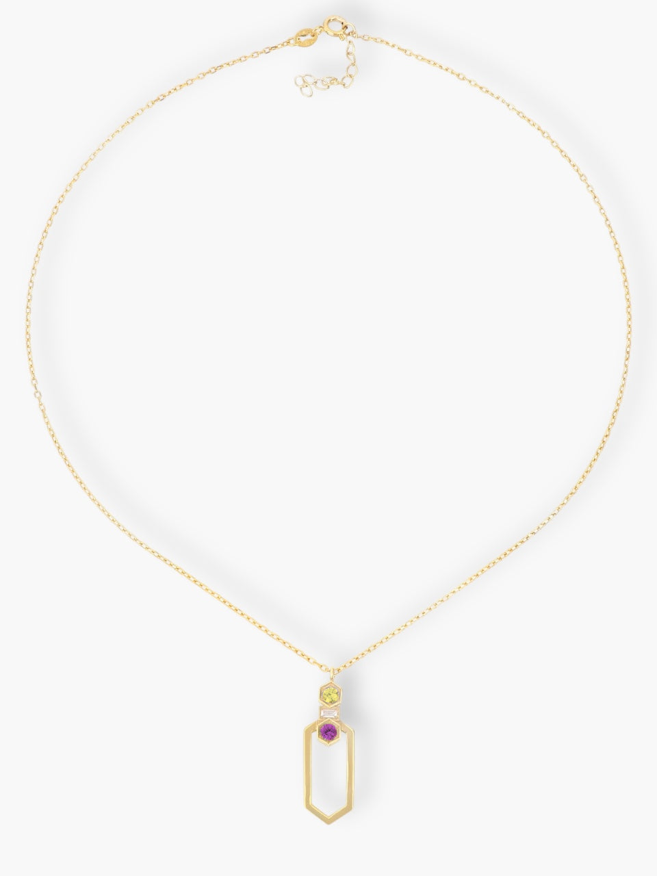 Beehive Long Honey Pendant