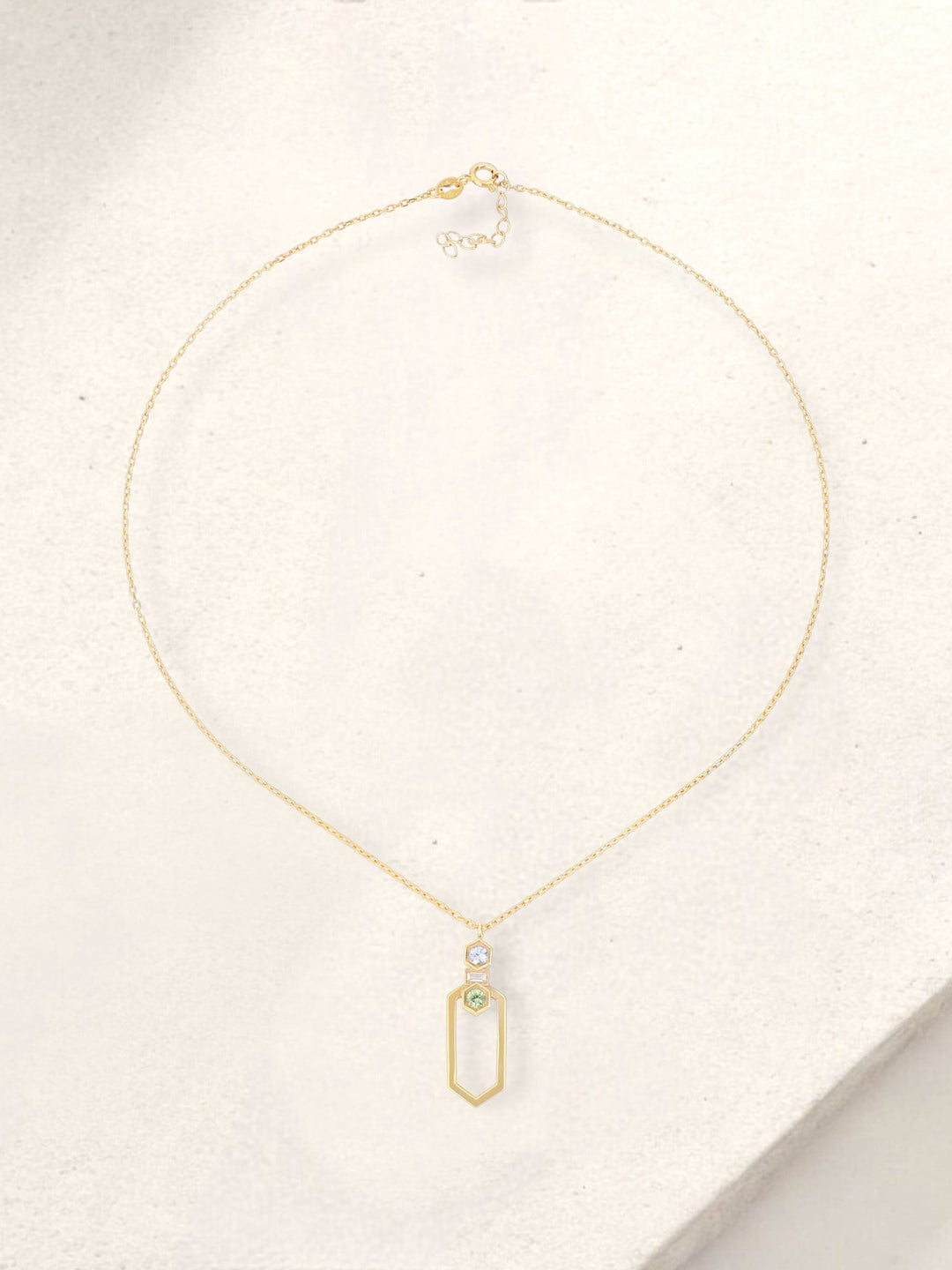 Beehive Long Honey Pendant