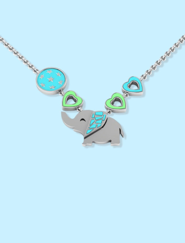 Elephant Heart Necklace