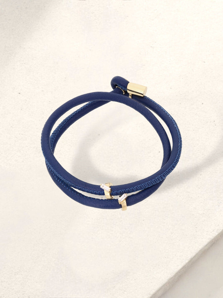 K Essentials Timeless Navy Baguette Bracelet