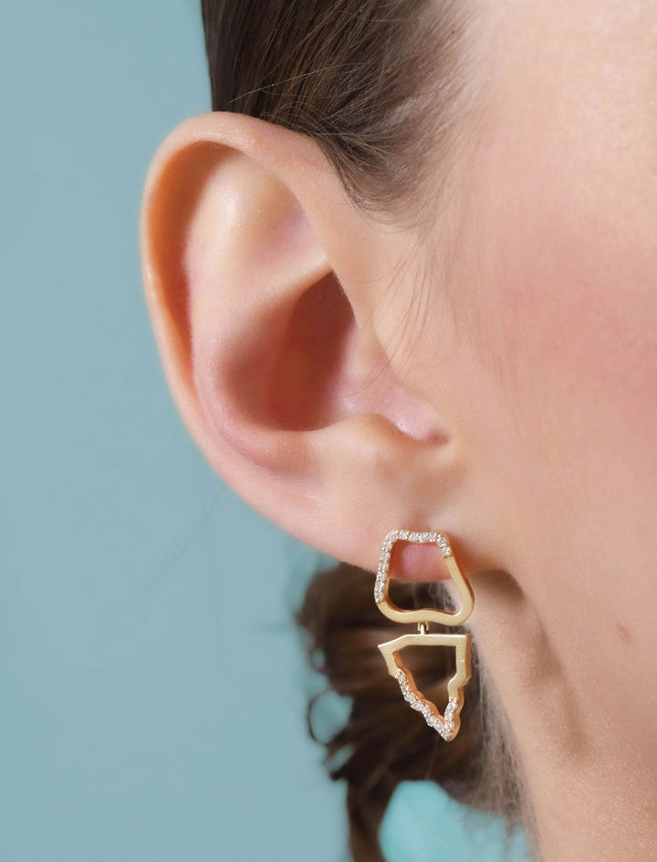 Short Glaciers Earrings